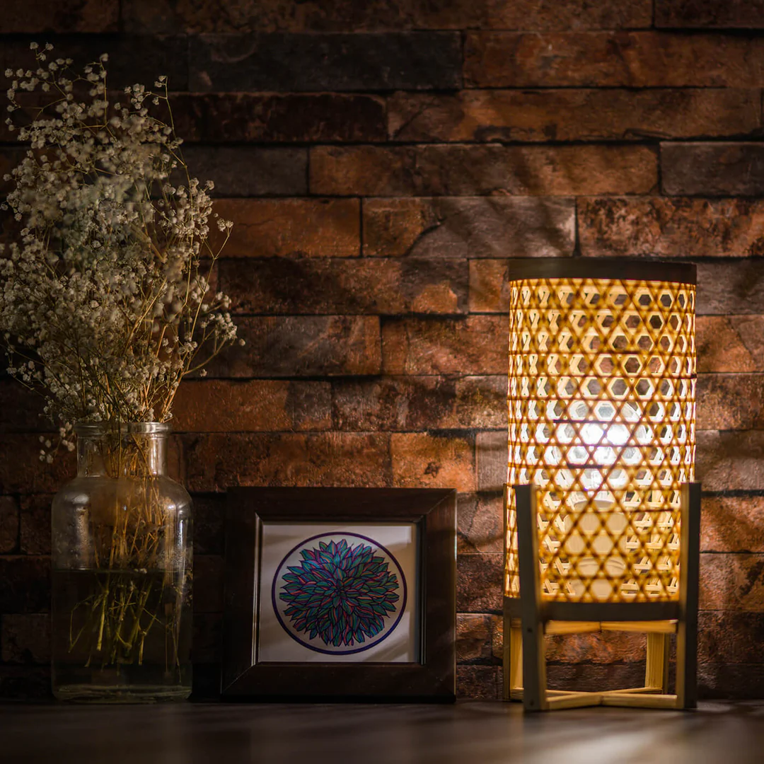 Natural bamboo fencing materials